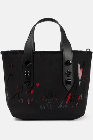 Christian Louboutin Frangibus Small printed canvas tote bag