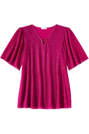 Oseree Lumiere lame beach dress