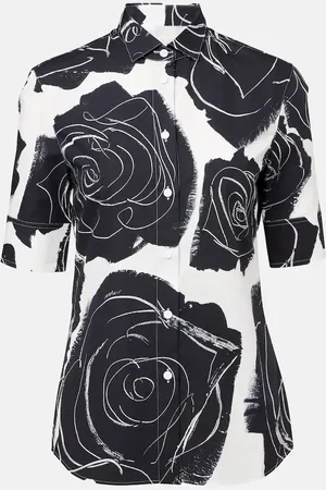 Marni Floral cotton poplin shirt