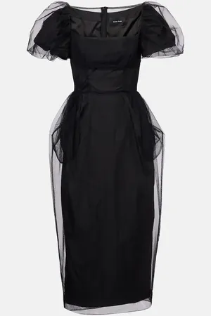 Simone Rocha Floral-applique cocktail dress