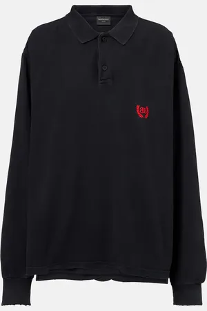 Balenciaga Laurel Classic cotton pique polo shirt