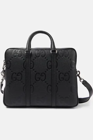 Gucci Jumbo GG leather briefcase
