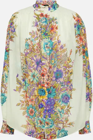 Etro Floral cotton shirt