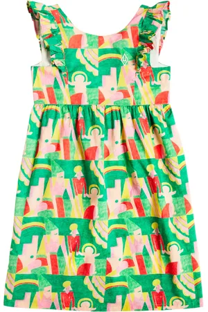 The Animals Observatory Otter printed cotton dress