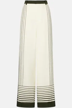 SIR Leilana crepe de chine wide-leg pants