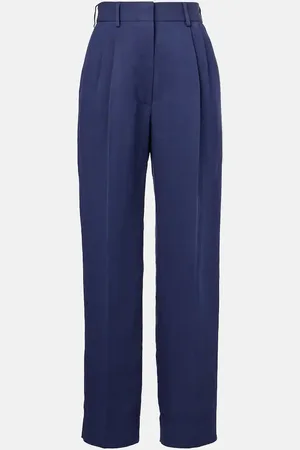 Blazé Milano Savannah Fox linen and silk straight pants