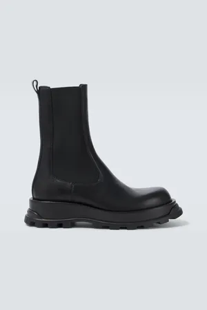 Jil Sander Leather Chelsea boots
