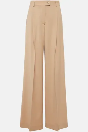 Sportmax Wool wide-leg pants
