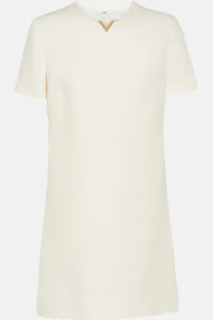 VALENTINO Crepe Couture minidress