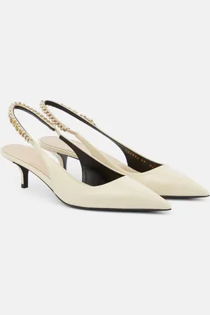 Gucci Signoria leather slingback pumps
