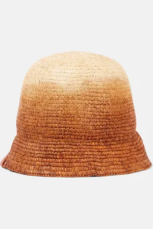 Staud Meyers ombre raffia bucket hat