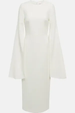 Roksanda Bridal Zimara crepe midi dress