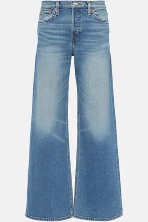 RE/DONE Mid-rise wide-leg jeans
