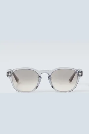 Brunello Cucinelli Intarsia Rays round sunglasses