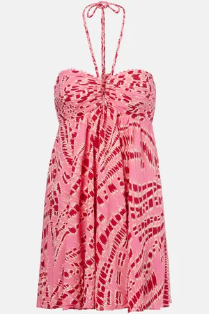 POUPETTE ST BARTH Calla printed halterneck minidress
