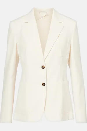 Max Mara Single-breasted cotton blazer