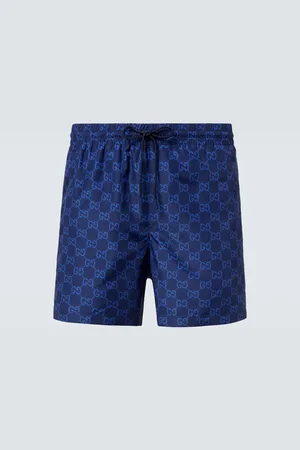 Gucci GG Supreme Web Stripe swim trunks