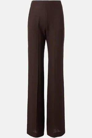 Loro Piana Timi linen crepe flared pants