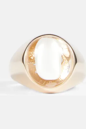 Chloé Darcey faux pearl ring