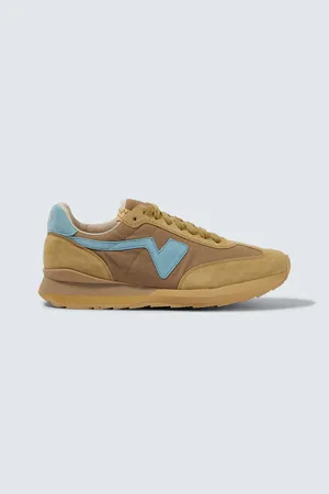 VISVIM FKT suede-trimmed sneakers