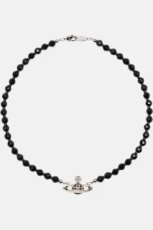 Vivienne Westwood Messaline embellished choker