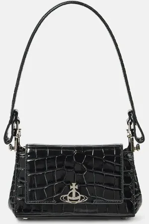 Vivienne Westwood Hazel Small croc-effect leather shoulder bag