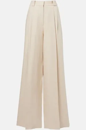 Blazé Milano Husi high-rise linen wide-leg pants