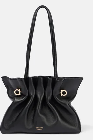 Salvatore Ferragamo Gancini Small leather shoulder bag