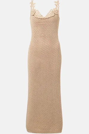 Elie saab Floral-applique mesh gown