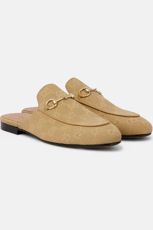 Gucci Princetown Horsebit GG canvas mules