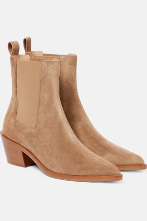 Gianvito Rossi Wylie 45 suede ankle boots