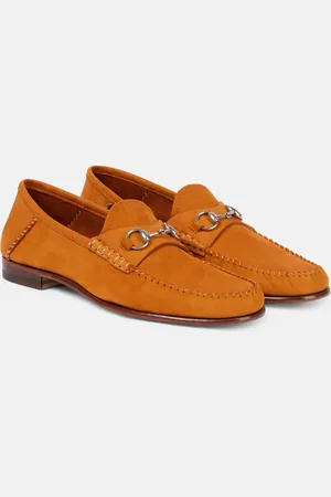 Gucci Gigi Horsebit suede penny loafers