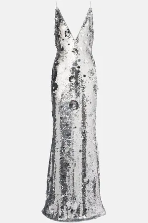 Ilkyaz Ozel Claudie sequined gown