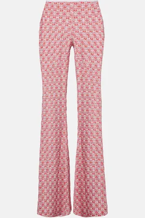 Missoni Lame lace flared pants