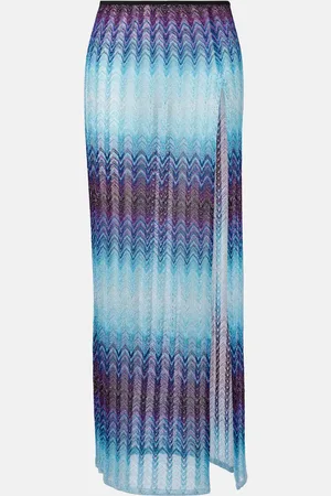 Missoni Zig Zag lame maxi skirt