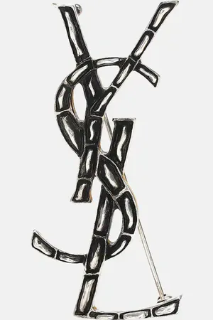 Saint Laurent Opyum YSL brooch