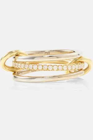 SPINELLI KILCOLLIN Sonny 18kt gold and white gold ring with diamonds