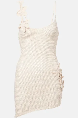 Bananhot Maris floral-applique minidress