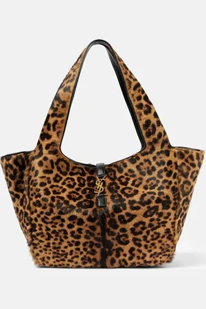 Saint Laurent Le 5 A 7 Bea leopard-print shoulder bag