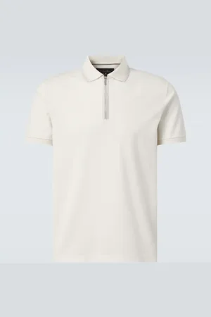 Loro Piana Regatta cotton-blend pique polo shirt