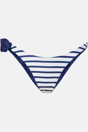 SAME Rose 90s floral-applique bikini bottoms