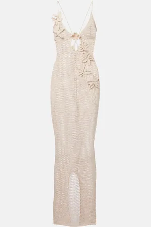 Bananhot Hilsa open-knit lame beach cover-up