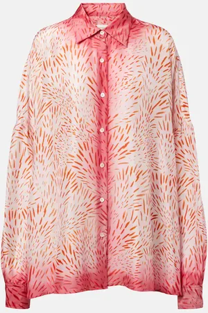 DRIES VAN NOTEN Casia printed silk shirt