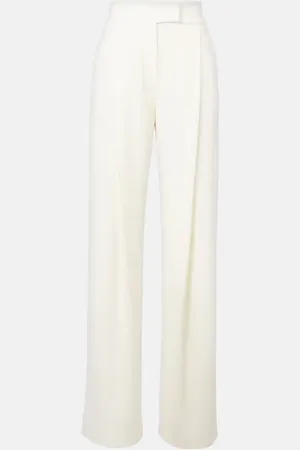 The Sei High-rise crepe wide-leg pants