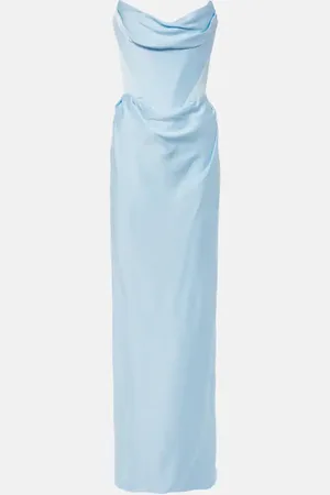 Vivienne Westwood Galaxy strapless satin gown