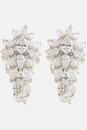Yeprem 18kt white gold earrings with diamonds