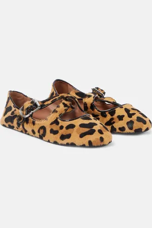 Alaïa Leopard-print ballet flats