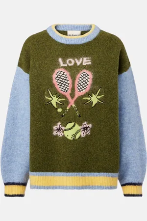 ALÉMAIS Anouk wool, alpaca, and mohair-blend sweater