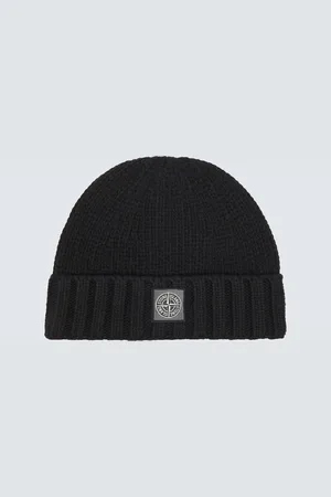 Stone Island Compass virgin wool beanie
