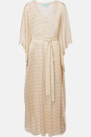 Melissa Odabash June knitted lame kaftan
